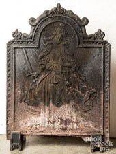 CAST IRON FIREBACKCast iron fi
