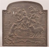 CAST IRON FIREBACK.Cast Iron F