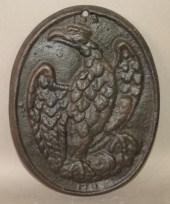 CAST IRON FIREMARKca. 1920s; o