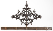 CAST IRON GAME RACK, 19TH/20TH