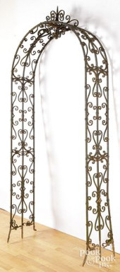CAST IRON GARDEN ARBOR<br>Cast