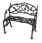CAST IRON GARDEN BENCH EARLY 2