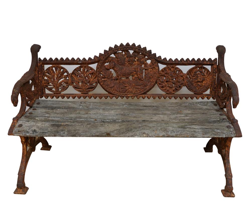 CAST IRON GARDEN BENCHthe