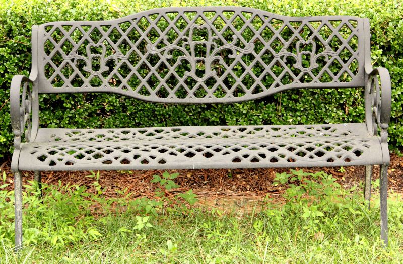 Cast Iron Garden Benchwith