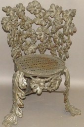 CAST IRON GARDEN CHAIRca. 1860