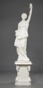 CAST IRON GARDEN FIGURE OF VIC