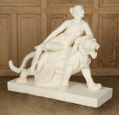 CAST IRON GARDEN SCULPTURE OF