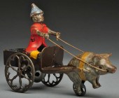 Cast Iron Gong Bell Co. Clown