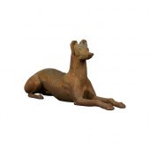 CAST IRON GREYHOUND J.W. FISKE