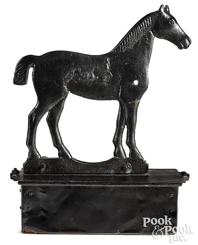 CAST IRON HACKNEY HORSE WINDMILL
