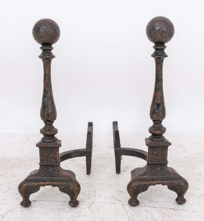CAST IRON & HAMMERED BRASS