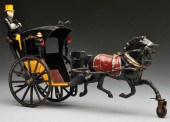Cast Iron Hansom Cab Horse-Dra