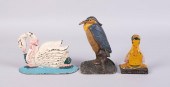 CAST IRON HERON #88 DOORSTOP W