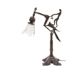 CAST IRON HERON DESK LAMP<br>A