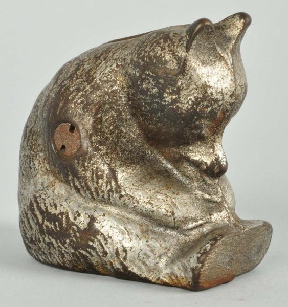 Cast Iron Honey Bear Still Bank. 