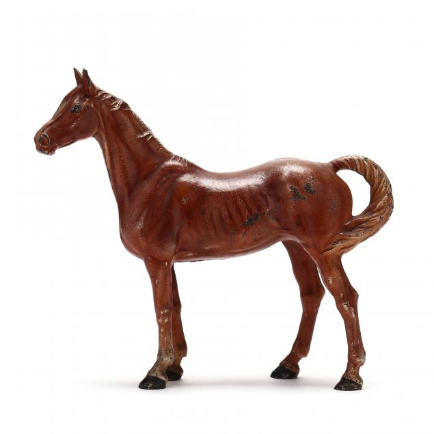 CAST IRON HORSE DOORSTOP 20th