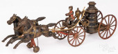CAST IRON HORSE DRAWN FIRE PUM