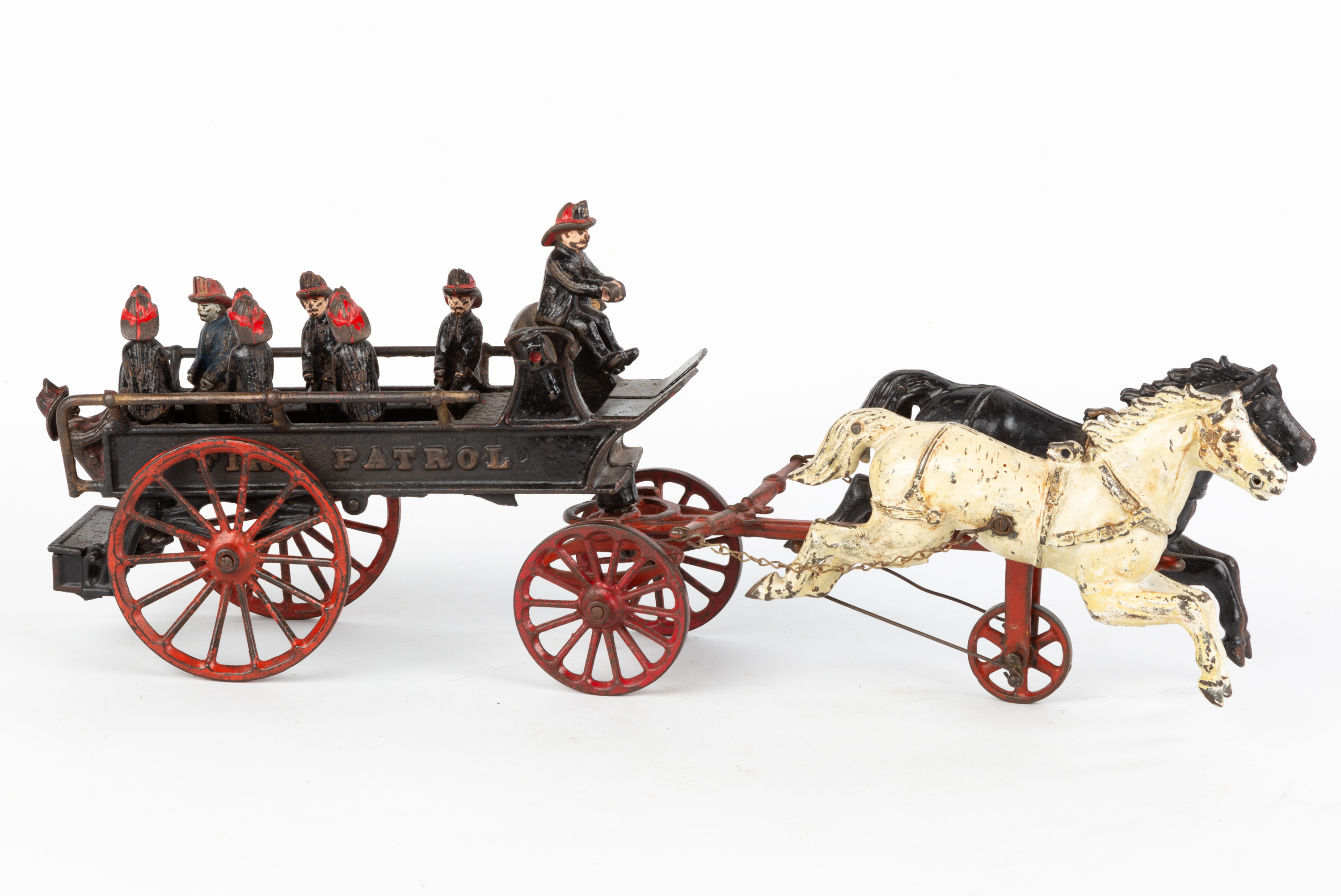 CAST IRON HORSE DRAWN FIRE PATROL