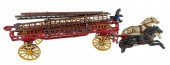 CAST IRON HORSE-DRAWN LADDER W