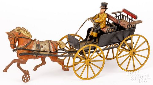 CAST IRON HORSE DRAWN SURREYCast