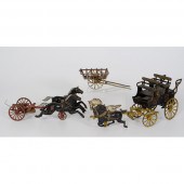 Cast Iron Horse Drawn Wagon Pl