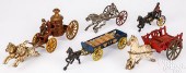 CAST IRON HORSE DRAWN WAGONSCa