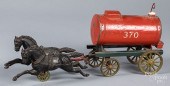 CAST IRON HORSE DRAWN WATER TA