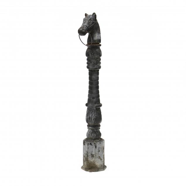 CAST IRON HORSE FORM HITCHING
