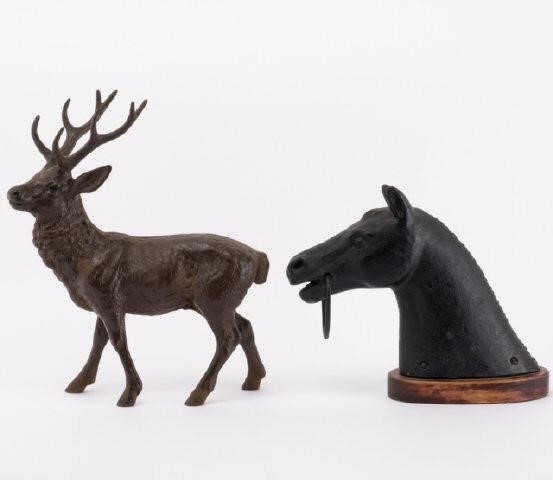 CAST IRON HORSE HEAD & STORE