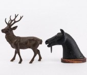 CAST IRON HORSE HEAD & STORE D