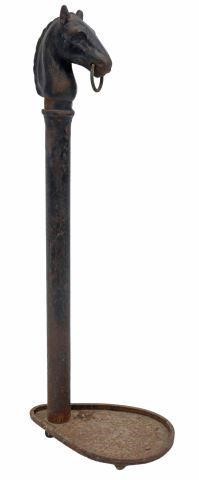 CAST IRON HORSE HEAD HITCHING