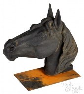 CAST IRON HORSE HEAD LIVERY TR