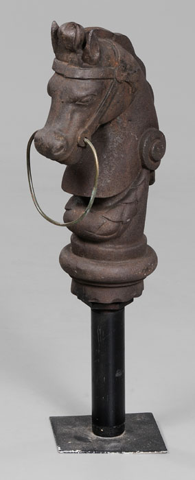 Cast Iron Horse Hitching Post