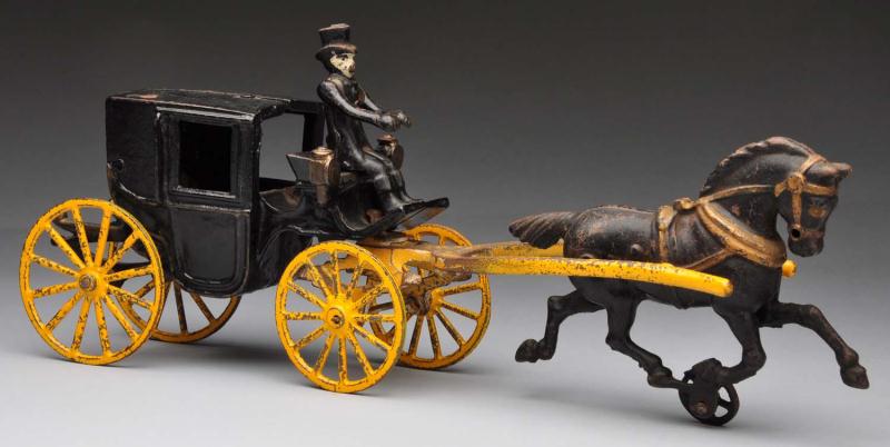 Cast Iron Hubley 2-Door Cab Wagon