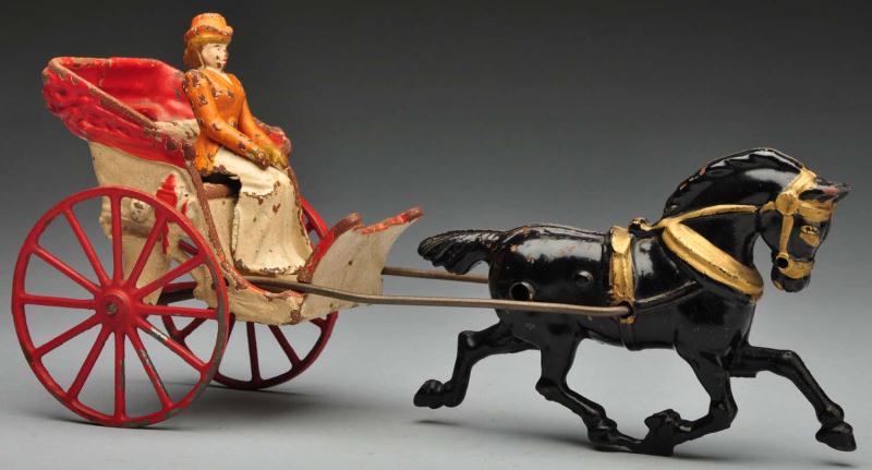 Cast Iron Hubley Gig Horse-Drawn