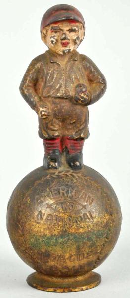 Cast Iron Hubley Mascot Baseball