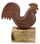 CAST IRON HUMMER ROOSTER WINDM