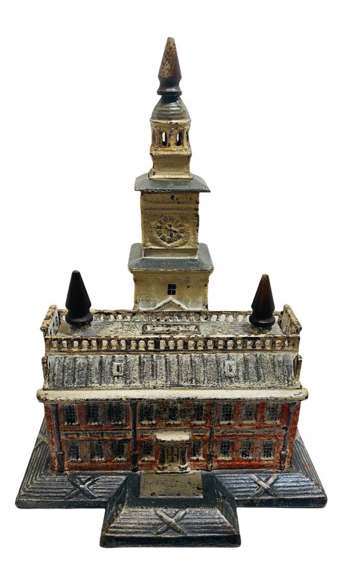 CAST IRON INDEPENDENCE HALL STILL