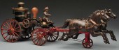 Cast Iron Ives Fire Pumper Hor