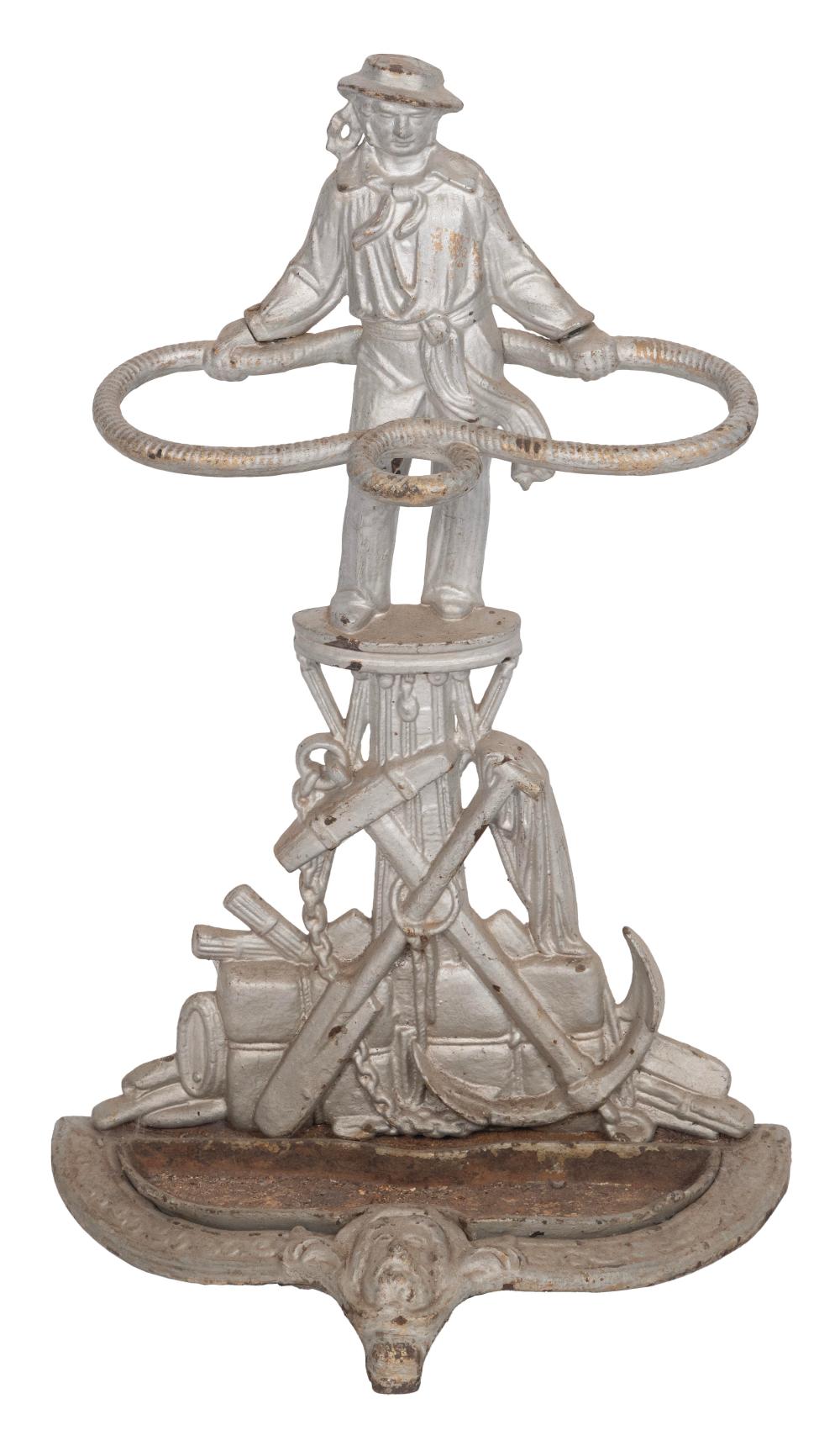 CAST IRON JACK TAR UMBRELLA STAND