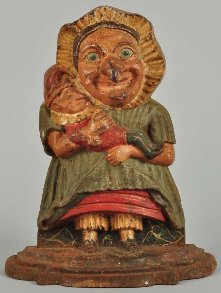 Cast Iron Judy Doorstop. 