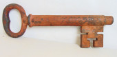 CAST IRON KEY TRADE SIGN IN OL