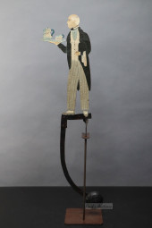 CAST IRON KINETIC PENDULUM BAL