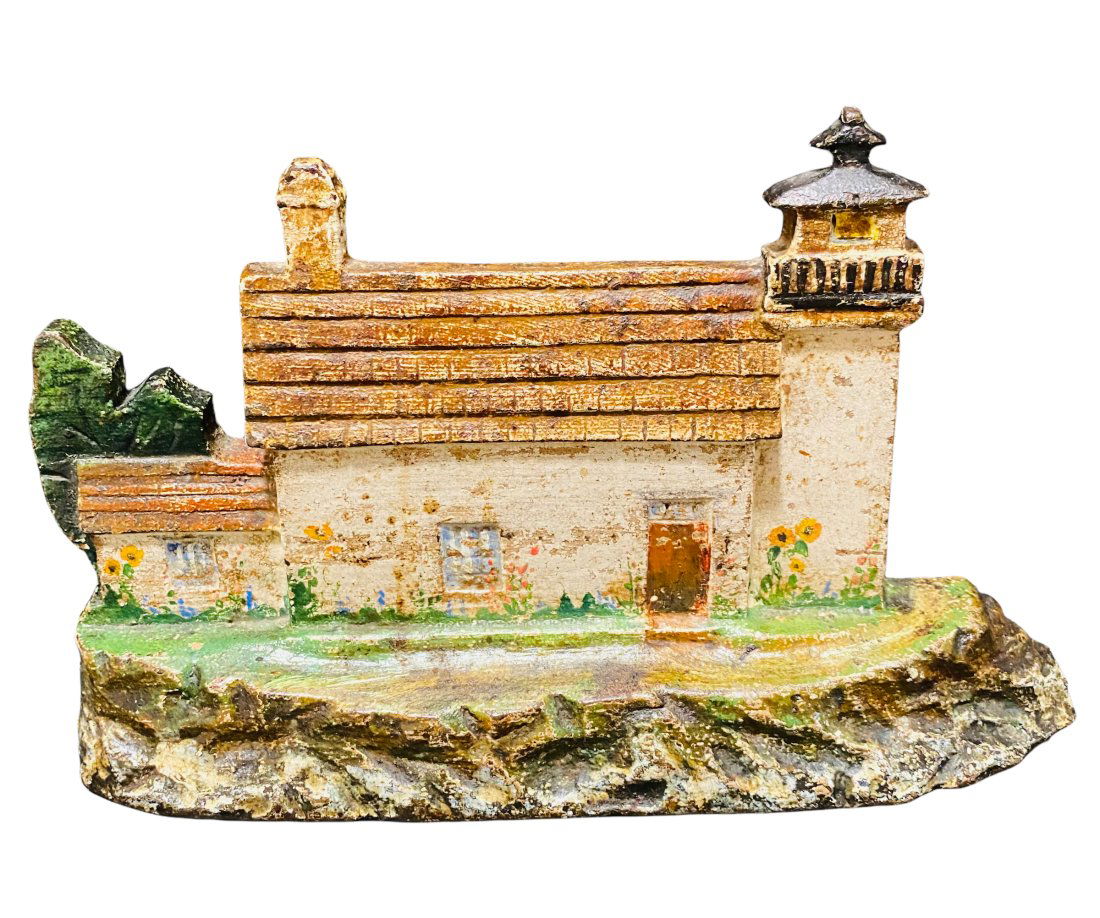 CAST IRON LIGHTHOUSE AND KEEPER'S