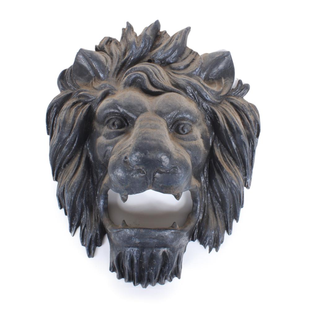 CAST IRON LION FOUNTAIN HEAD