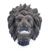 CAST IRON LION FOUNTAIN HEAD M