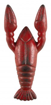 CAST IRON LOBSTER-FORM BOOTJAC