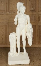 CAST IRON MALE ROMAN WARRIOR G