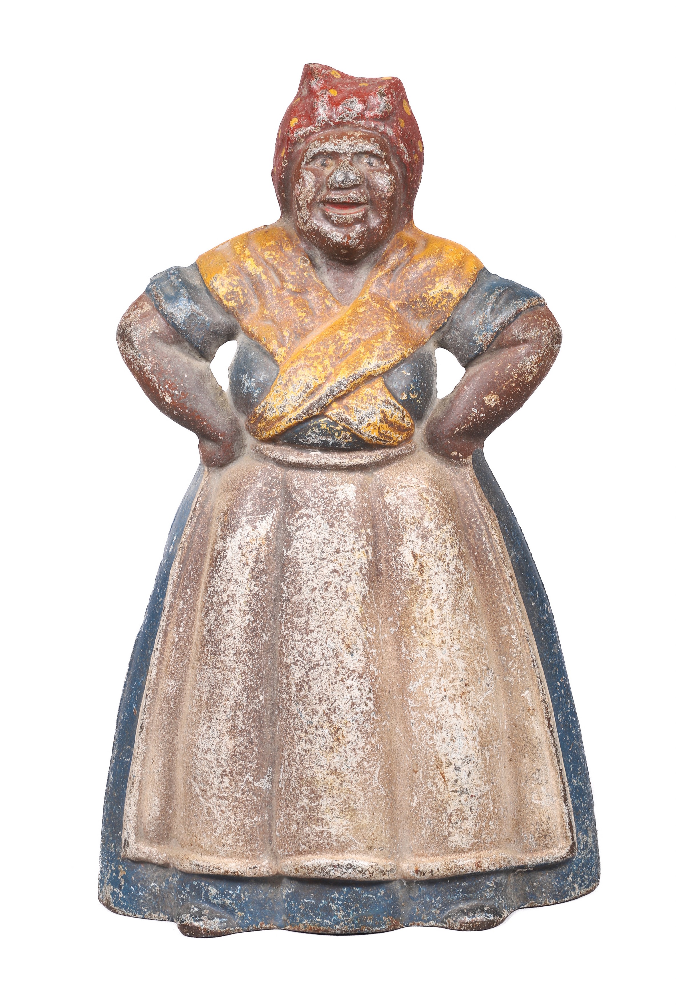 Cast iron "Mammy" doorstop, 13" h x