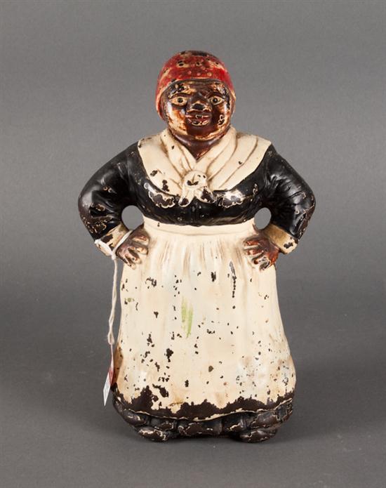 Cast iron ''Mammy'' doorstop